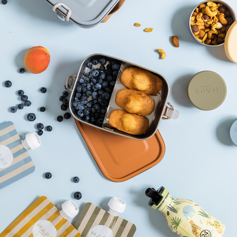 Gourdes enfants et boîte à goûter