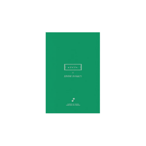 Carnet A5 Woof - Beige & Vert pomme
