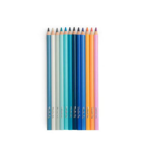 Crayons de couleur et cartes Ciel
