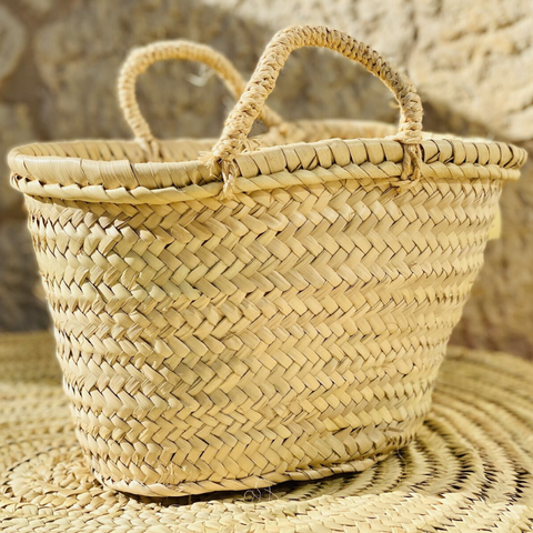 Panier en palmier maya mallorca