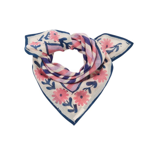 Small Foulard Dupitta - Futa True Blue