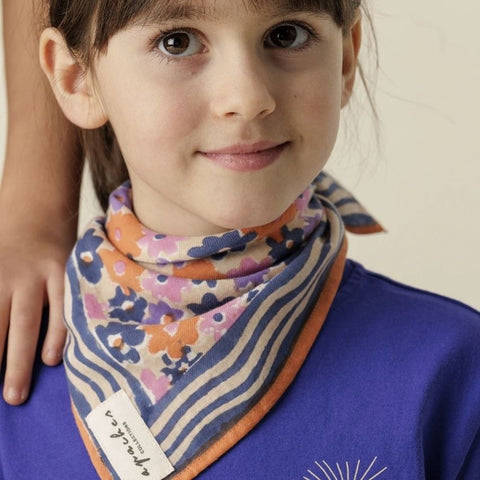 Small Foulard Manika - Paquerette Macadamia