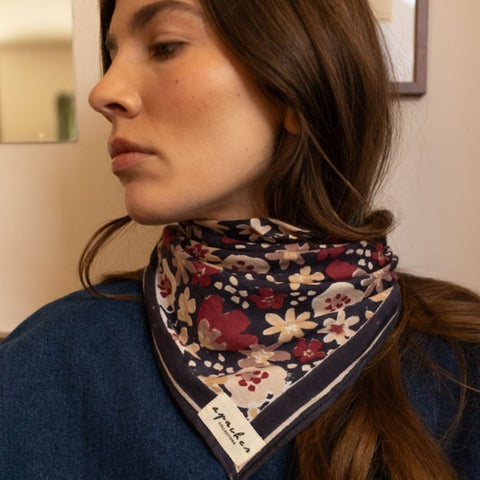 Small Foulard Manika - Polly Coal
