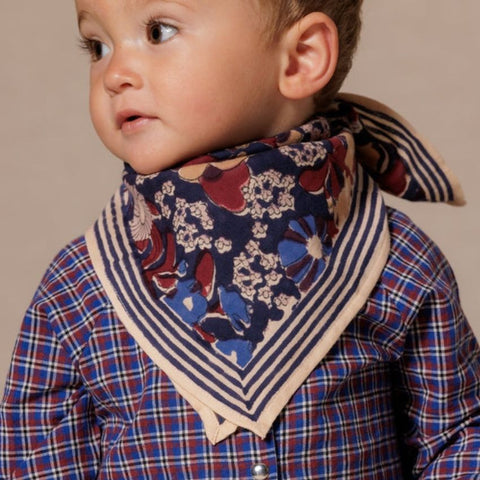 Small Foulard Manika - September Indigo