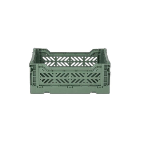 Caisse de rangement pliable Mini - Almond Green