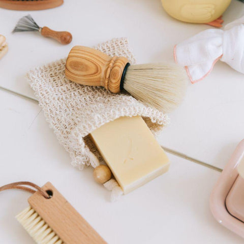 Blaireau De Barbier Naturel - 13cm Redecker