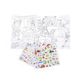 Cahier et stickers l'explorateur