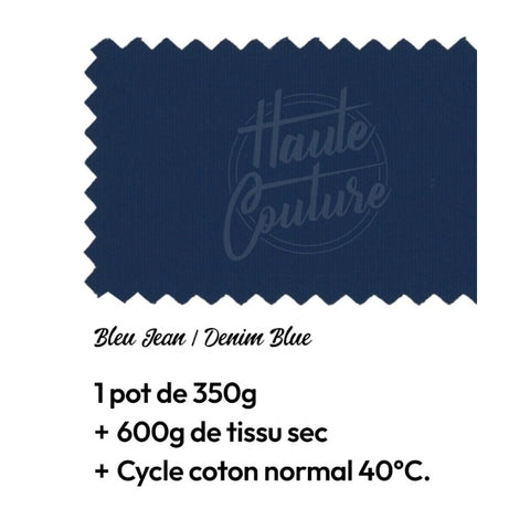 Teinture textile- Bleu jean