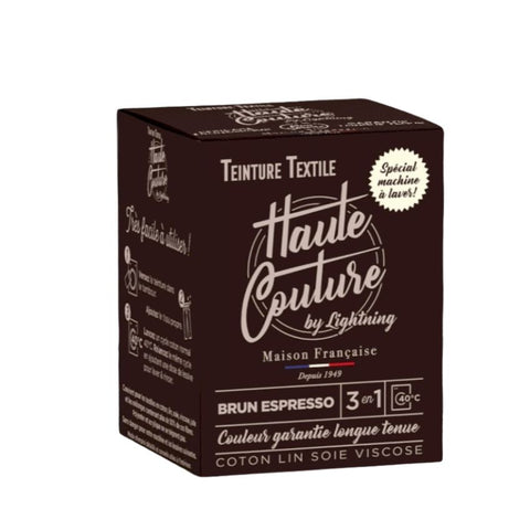 Teinture textile- Brun expresso