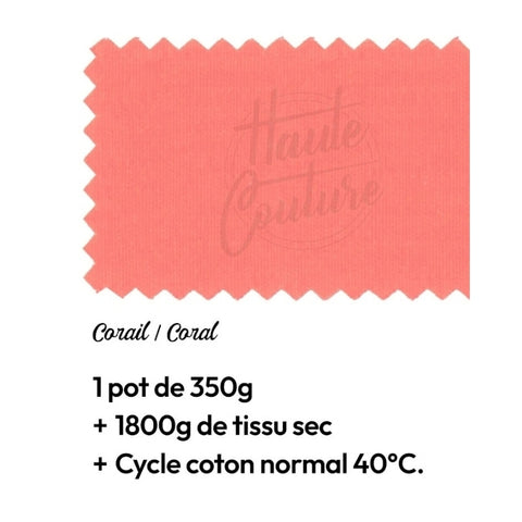 Teinture Textile - Corail
