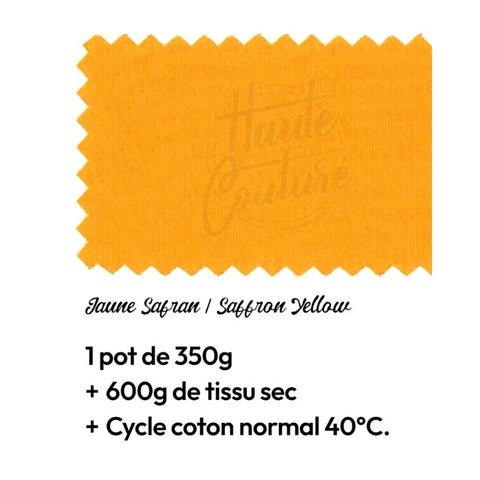 Teinture Textile - Jaune Safran