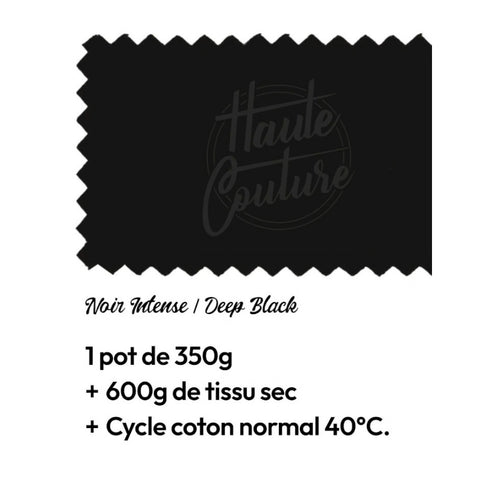 Teinture Textile - Noir Intense