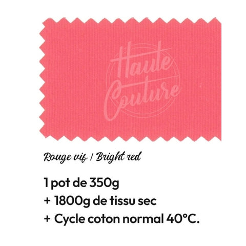 Teinture Textile - Rouge Vif