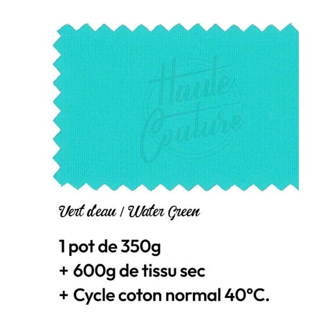 Teinture Textile - Vert D'Eau
