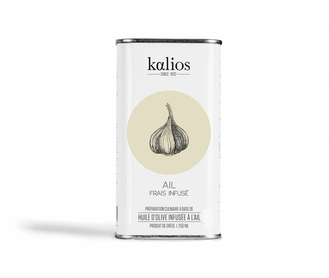 Huile D'Olive infusée - Ail frais - 250ml