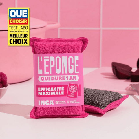 Éponge Lavable Rose