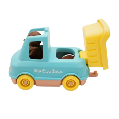 Camion Benne Petit Ours Brun - Menthe