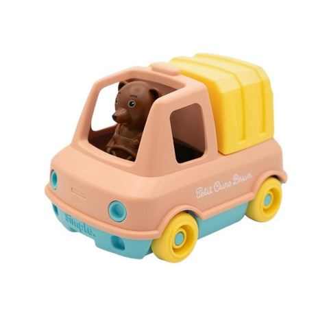 Camion Poubelle Petit Ours Brun - Pêche