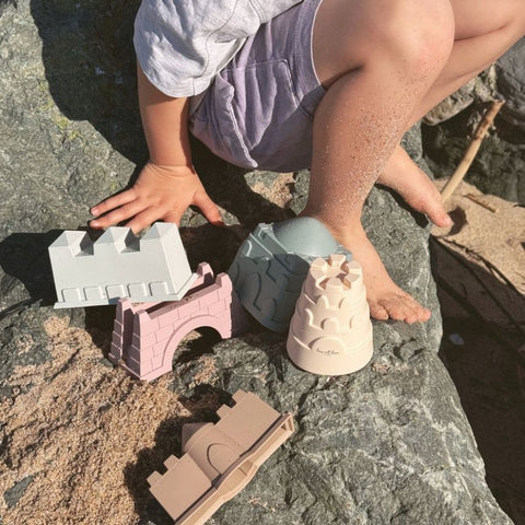 Set de plage en silicone - Soft pastel
