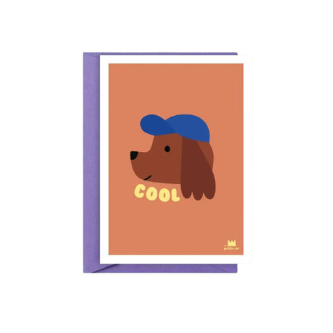 Carte "Chien Cool"