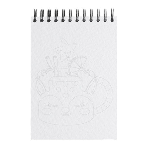 Carnet de coloriage A6 - Noël Gourmand