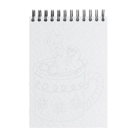 Carnet de coloriage A6 - Noël Gourmand