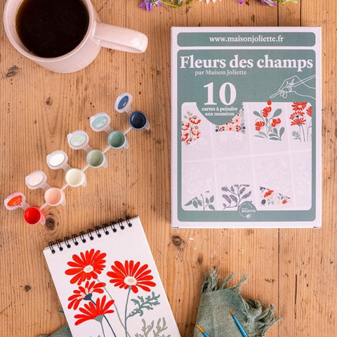 Peinture aux numéros - Fleurs des champs