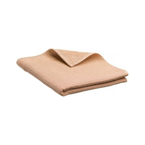Serviette de toilette recyclée nid d'abeilles - Dragée