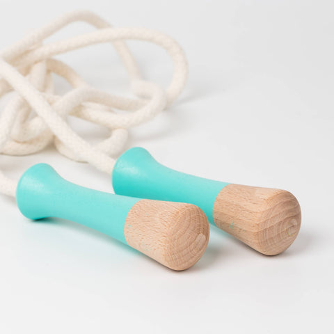 Corde à sauter en bois - Menthe