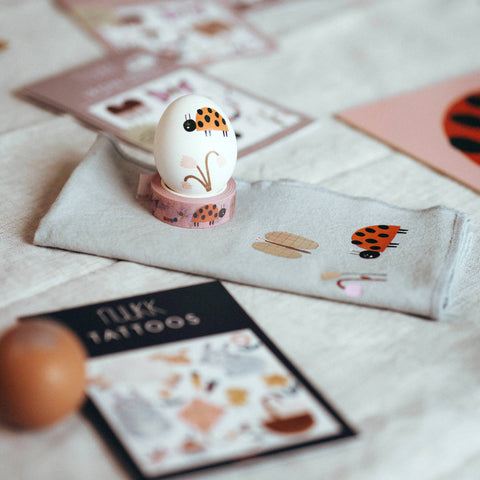 Tatouages bio pour enfants - Coccinelle