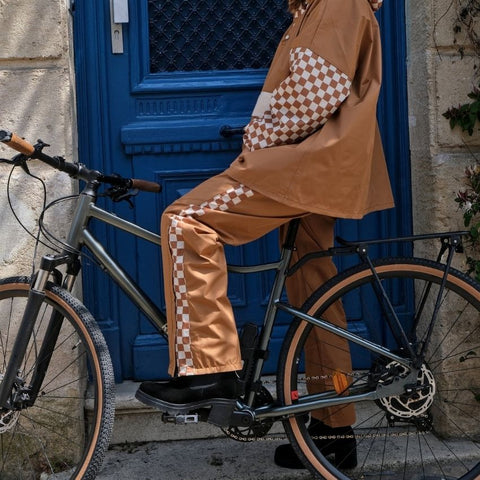 Pantalon de pluie - Damiers Marron