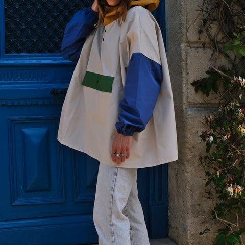 Poncho de pluie court - Old School