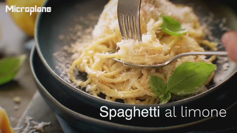zesteur Microplane recette spaghettis al limone