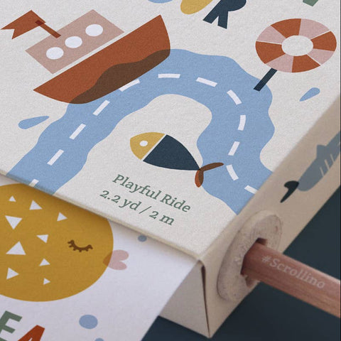 Livre créatif à dérouler - Ocean Tour