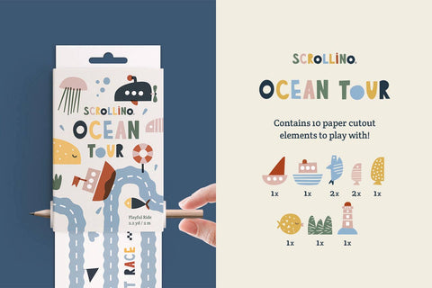 Livre créatif à dérouler - Ocean Tour