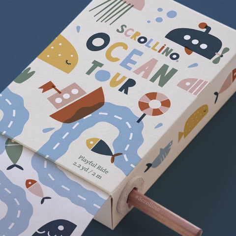 Livre créatif à dérouler - Ocean Tour