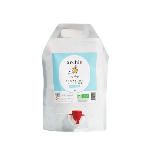 Recharge vinaigre de cidre bio avec sa mère 1 litre Archie